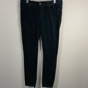 Paige Verdugo Jegging Women's Black‎ Corduroy Pants Size 31
